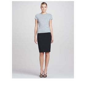 EUC Theory Rita Tailor Stretch Wool Skirt Sz 4